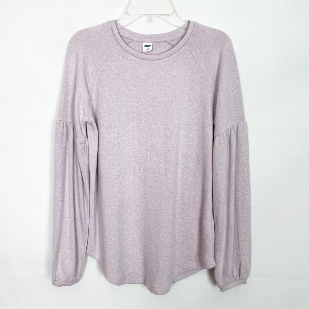 Old Navy Luxe Soft Lilac Balloon Sleeve Top Size XS